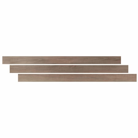 Msi Highcliffee Greige 9/16" Thick X 1" Wide X 94" Length Vinyl Quarter Round Moulding ZOR-LVT-T-0126